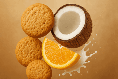 Coconut and Orange Biscuit — Milos Shisha Lounge